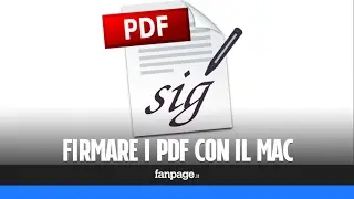 Firmare I PDF con il Mac