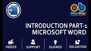 Microsoft Word Tutorial Part 01 _ Introduction of MS Word_ MS Word tutorial by Office Blogs