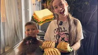 We tried to cook PANINI !!! 🥪