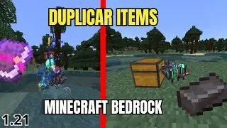 3 mejores formas de DUPLICAR objetos (BUG) en MINECRAFT BEDROCK 1.21