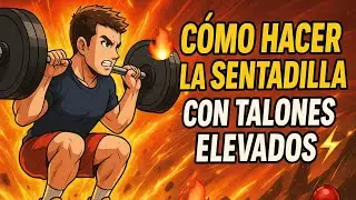 CÓMO HACER LA SENTADILLA AÉREA CON TALONES ELEVADOS (TUTORIAL)
