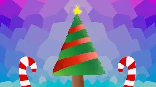 Christmas Tree Drawing.