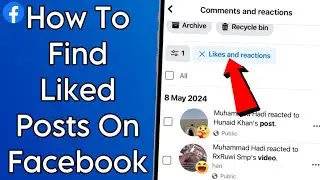 How To Find Liked Videos, Photos, Posts On Facebook || Android/iOS