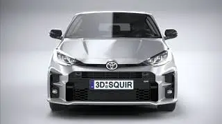 3D Model Toyota GR Yaris 2020 at 3DExport.com