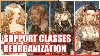 Support Cleric Classes Reorganization / Tree of Savior