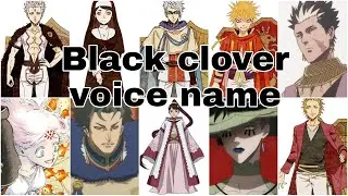 Black clover speaks name voice