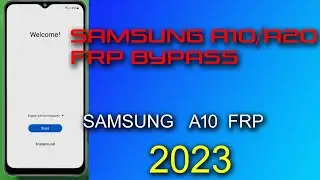 SAMSUNG A10 FRP BYPASS ANDROID 11 2023