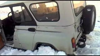 как я ездил по снегу