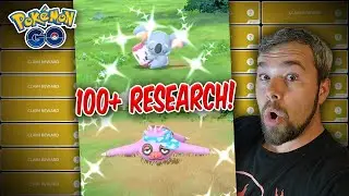 100+ Shiny Komala & Costume Slakoth Research Completed! (Pokémon GO)