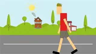 Walk animation -  Adobe illustrator & After Effects