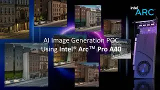 Fast AI Image Generation Using Intel® Arc™ Pro A40