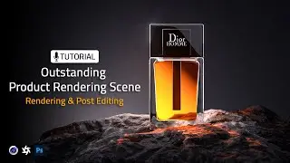 Outstanding 3D Product Rendering | Perfume | Cinema4D & Octane Render | Part 2