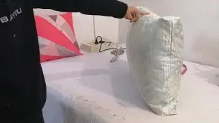 كيفية خياطة مخدة على شكل حقيبة