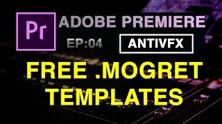Free Animated Titles for Premiere Pro Template Mogrt File