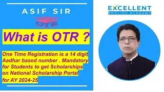 OTR - One Time Registration