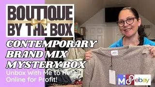 Unbox with Me - Boutique by the Box Contemporary Brand Mix Mystery Box - Reselling on eBay & Posh