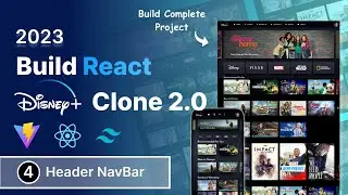 #4 Build Full Stack Disney clone Project using React, Tailwind CSS, Vite :  Build Header NavBar