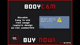 [ESX] ADVANCED BODYCAM - TEBEX.IO