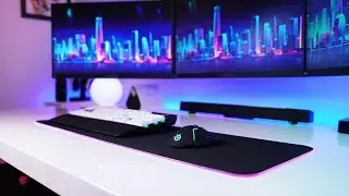 QCK Prism Extended RGB Mouse Pad & SteelSeries Rival 650.. Damn! 😍