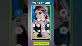 1 Click To SET Photo In Notification 😱 #shorts #photoediting #trending #trendingshorts