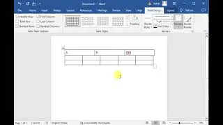 ms word table section tutorial in hindi
