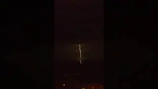 Amazing Lightning Strike Caught On Camera!🌩⚡ #shorts