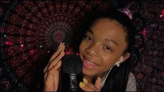 ASMR TESTING NEW MIC!! EAR TO EAR trigger words + soft breathing + mic brushing/scratching