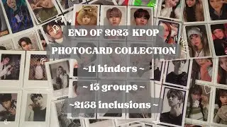 KPOP PHOTOCARD COLLECTION ~END OF 2023~ // OT8 skz, kep1er, itzy, twice, blackpink, svt & more