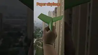 Throw a paper airplane that flies far and far