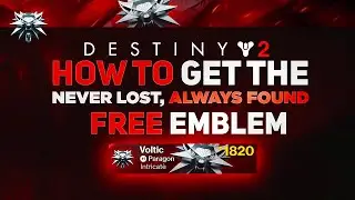 Never Lost, Always Found Emblem! Free Secret Emblem | Destiny 2 x Witcher Collab