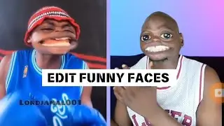 How to make funny faces video. let's model LORD JAMAL content
