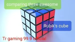 comparing three awesome Rubik's Cube challenge#shortvideo #trending #sorts