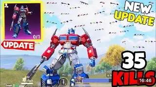 *NEW* Transformers 3.9 Update is Absolutely CRAZY in BGMI • (35 KILLS) • BGMI Gameplay 5 finger game