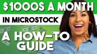 How to Make Money ($1000s a Month) in Adobe Stock Earnings - A Beginner's Guide 