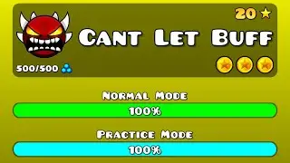 БАФАЮ CAN'T LET GO ДО ТОП 1 ЭКСТРИМ ДЕМОНА В GEOMETRY DASH