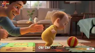 ⭐ Baby Ball Kicking Exercise for Motor Skills – Dad & Baby Play | Gym + Exercise Baby (GEB) 