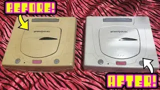 How to remove Yellowing From Consoles / Computers! Retr0bright Uv Box + Salon Care 40
