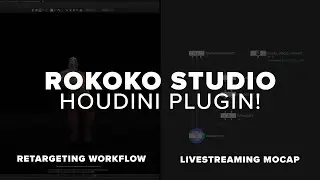 Rokoko Houdini plugin for real-time character animations - retargeting and mocap workflow