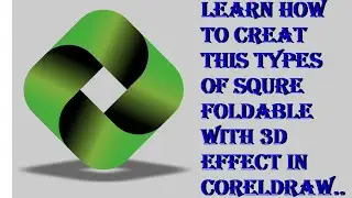 vector art in corel draw #3dsquar#logo #coreldraw #vector #art #artwork #illustration #tutorial