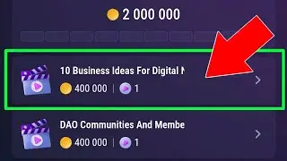 TapSwap Code Today | 10 Business Ideas For Digital Nomads Video Code | TapSwap 11 September Code