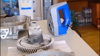 3D сканирование и моделирование деталей редуктора для реверс-инжиниринга