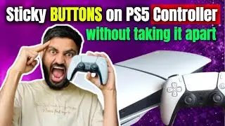 How to Fix Sticky Buttons on PS5 Controller without taking it apart  ⚡