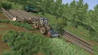 Deforestation in the IMPEX Hannibal T50 - Farming Simulator 22