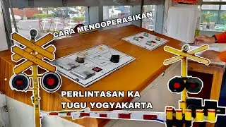 BEGINILAH PROSES MENGOPERASIKAN PERLINTASAN KA TUGU YOGYAKARTA!, KEREN LUR