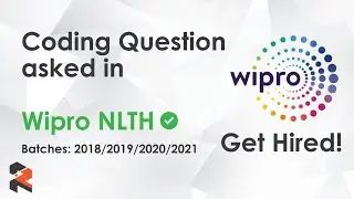 WIPRO NLTH CODING QUESTIONS