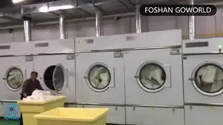 Goworld Tumble Dryer Machine Working Process, 50kg Industrial Hotel Dryer