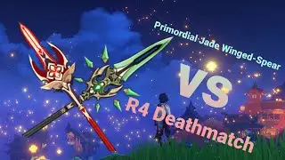 [Genshin Impact] Xiao: Primordial Jade Winged-Spear vs R4 Deathmatch Comparison