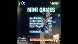 Yuk yang mau titip bisa hubungi Michi atau cek IG : jokigenshin.mk untuk chat via WA 🤗