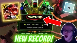 #roblox TDX - Wave 190 NEW RECORD! (Stream Cip)