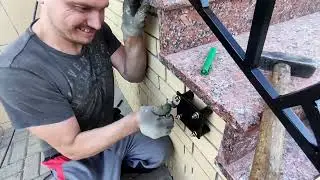 Монтаж ограждений в пеноплекс.